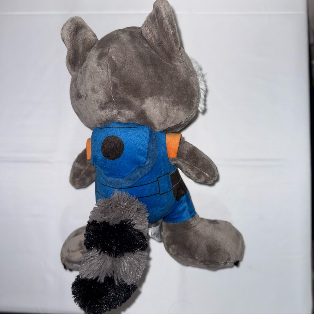 Disney Rocket Raccoon Plush Big Feet Guardians Of The‎ Galaxy Stuffed Toy - Picture 2 of 4